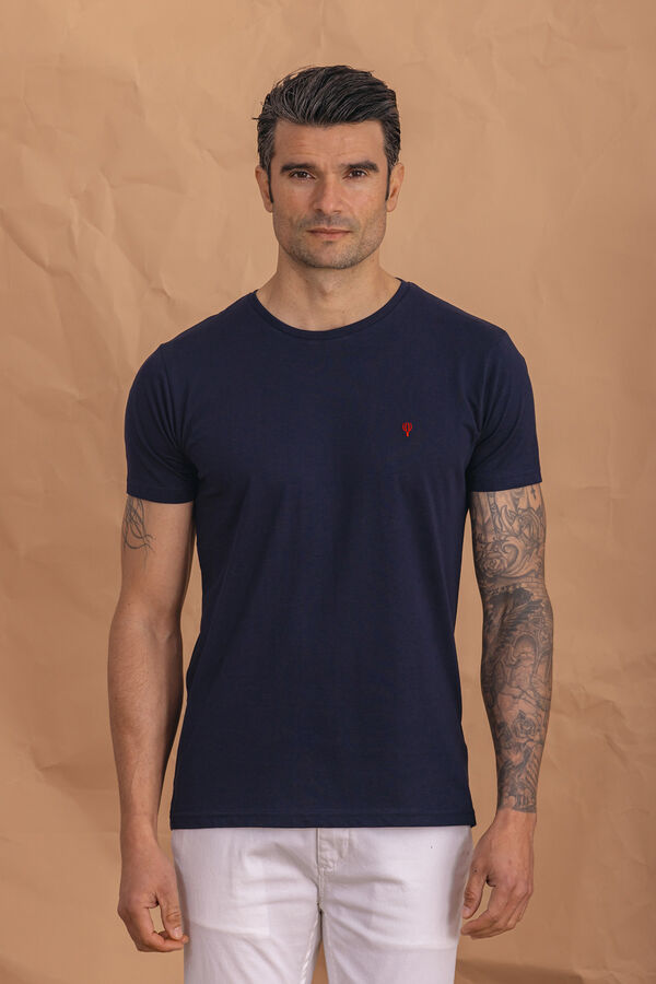 Celopman Camiseta b&aacute;sica azul claro azul