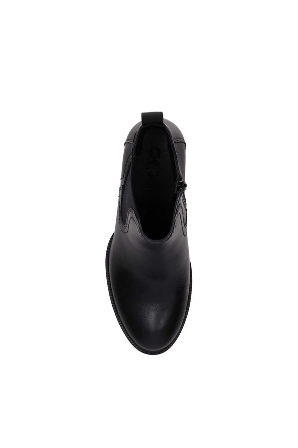 Chika 10 Botins com painel el&aacute;stico lateral preto