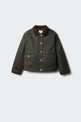 Springfield Kids Detalhes do Parka menina Caqui escuro