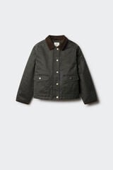 Springfield Kids Detalhes do Parka menina Caqui escuro