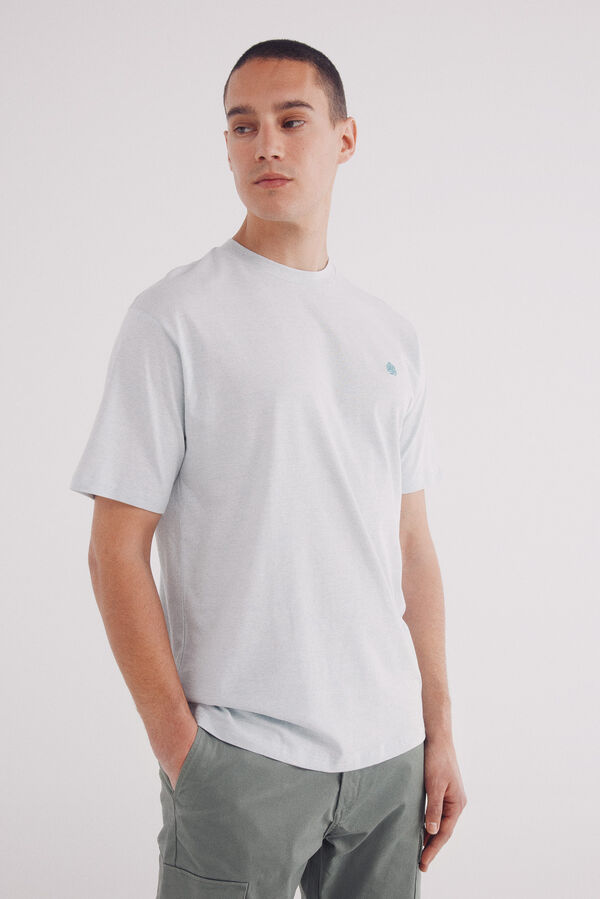 Springfield Camisola microrriscas verde