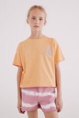 Springfield Kids Shorts tie-dye rosa para meninas rosa