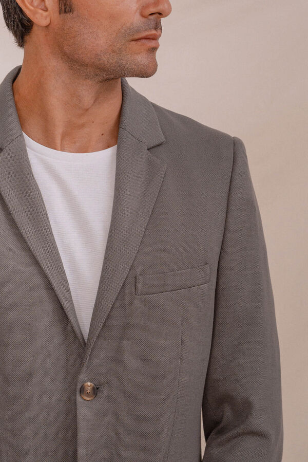 Celopman Blazer Casual Estrutura verde