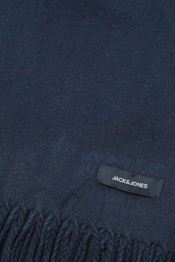 Jack & Jones Cachecol em acr&iacute;lico azul