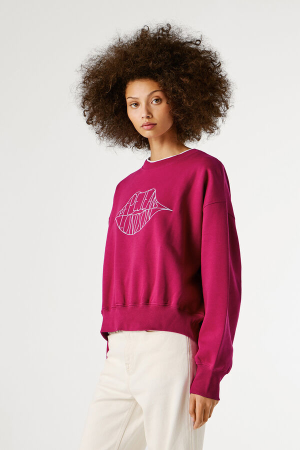Pepe Jeans Sweatshirt de manga comprida rosa