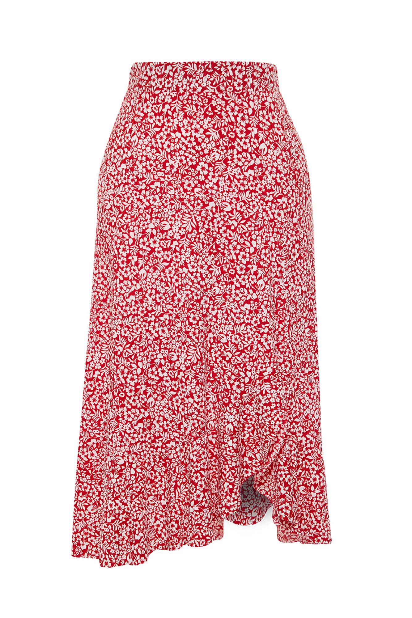 Trendyol Falda midi abertura