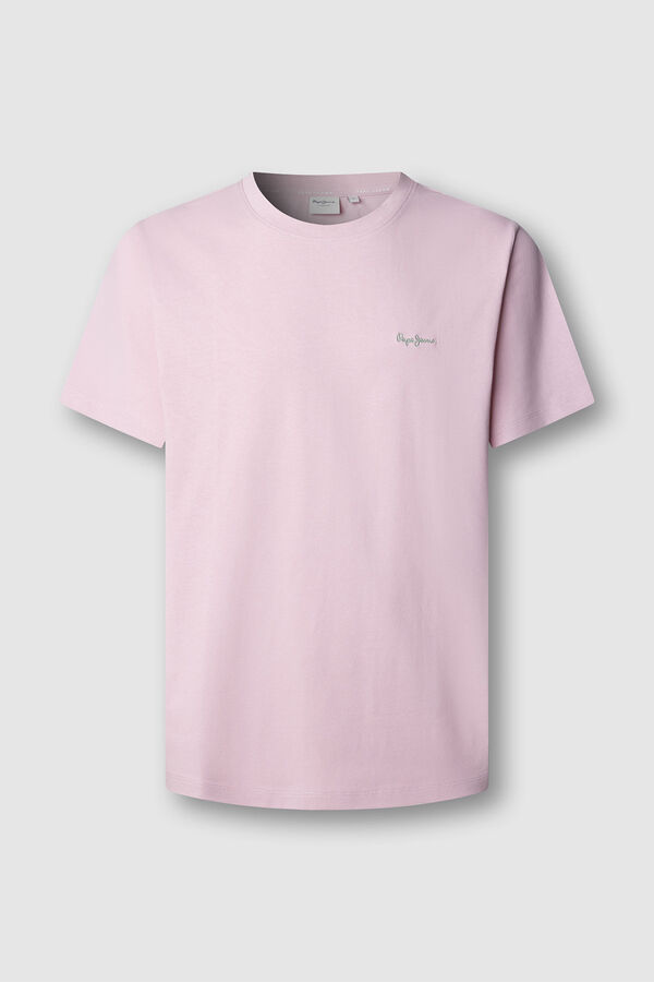 Pepe Jeans T-shirt manga curta rosa