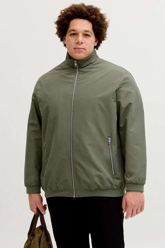 Chaqueta Harrington cuello alto