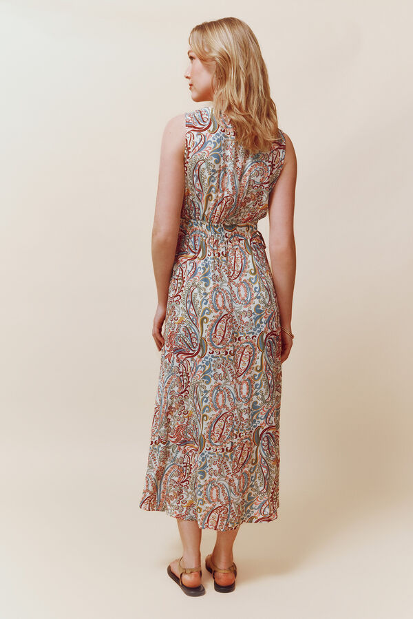Springfield Vestido Tabarca bege