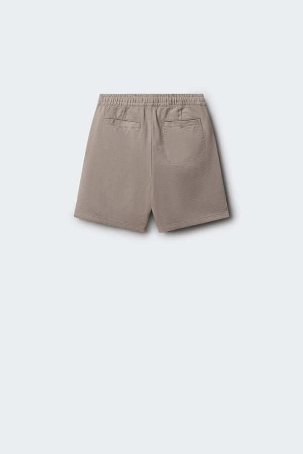 Springfield Kids Bermuda chino em malha para menino cinzento