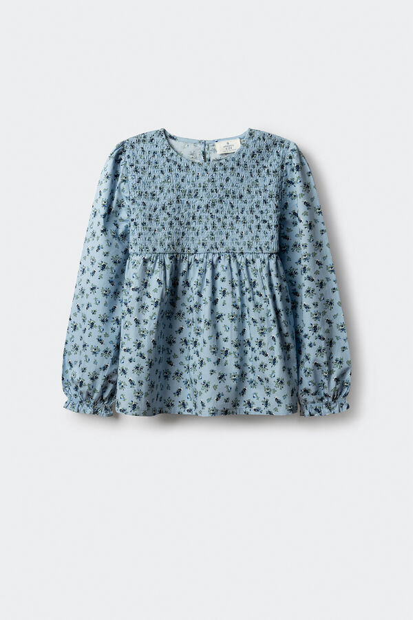 Springfield Kids Blusa de manga comprida para menina azul