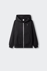 Springfield Kids Sudadera basica abierta ni&ntilde;o negro