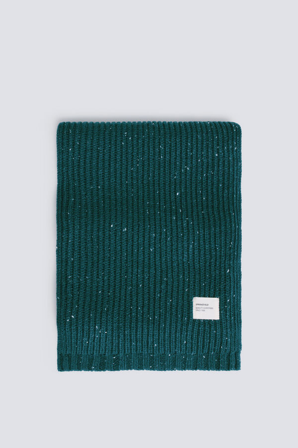 Springfield Cachecol canelado Neps verde