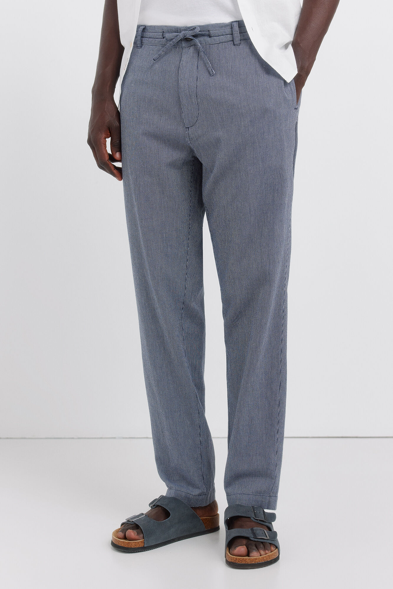 Springfield Chino lino rayas straight fit
