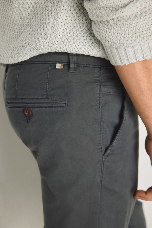 Jack & Jones Cal&ccedil;as chino regular cinzento