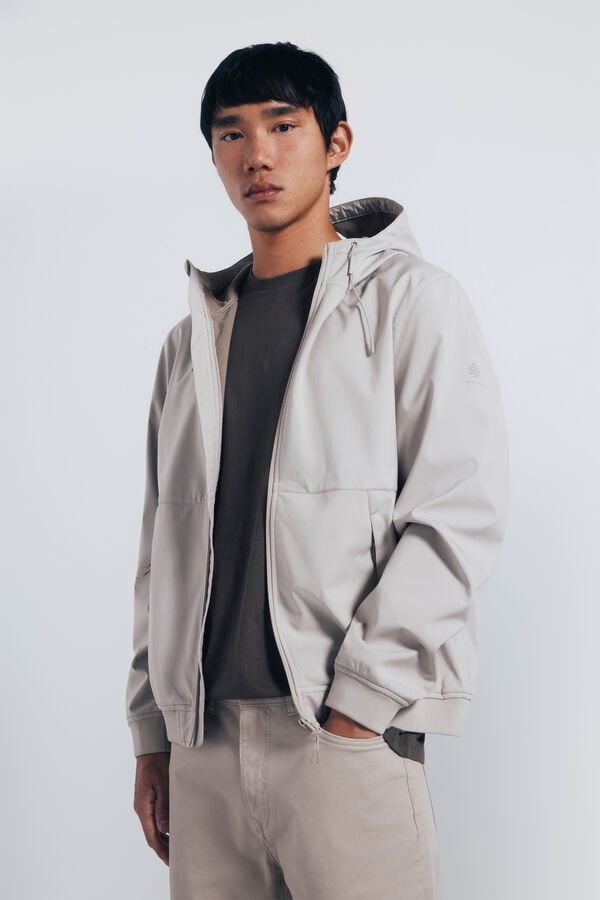 Springfield Jaqueta softshell com capuz cru