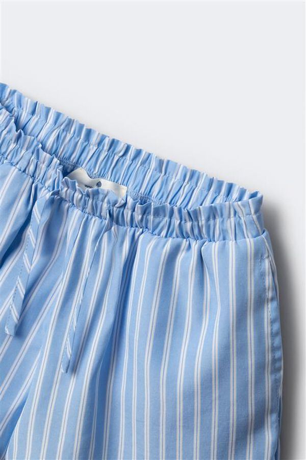 Springfield Kids Shorts riscas para meninas azul