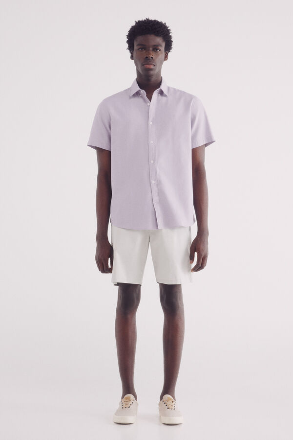 Springfield short sleeve -sleeved shirt pink