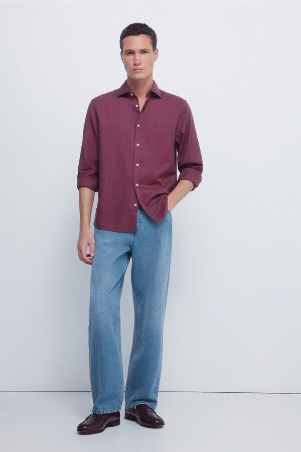 Springfield Camisa estruturada vermelho