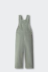 Springfield Kids Girls' star corduroy dungarees green