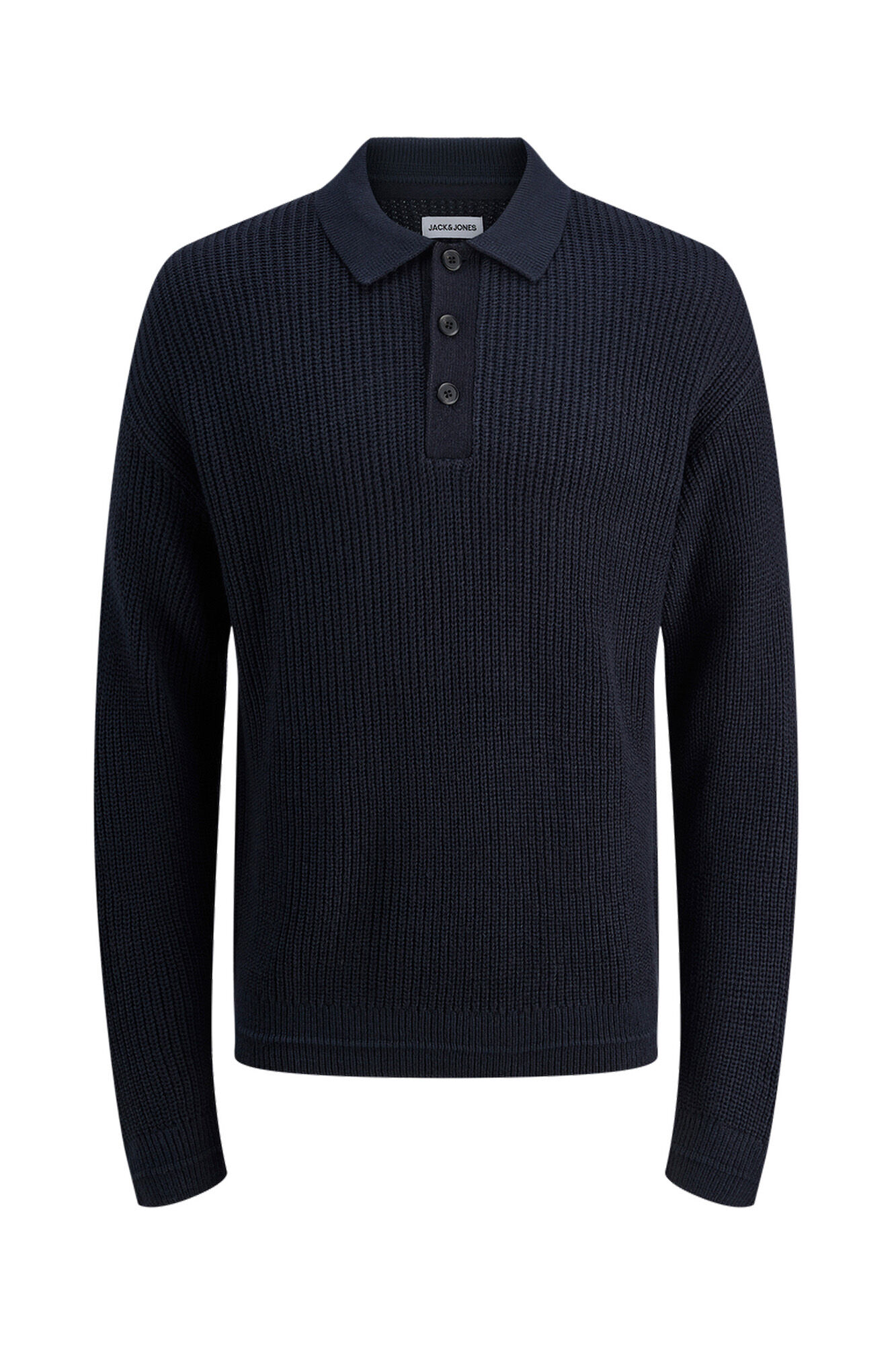 Jack & Jones Polo de punto con cuello abotonado
