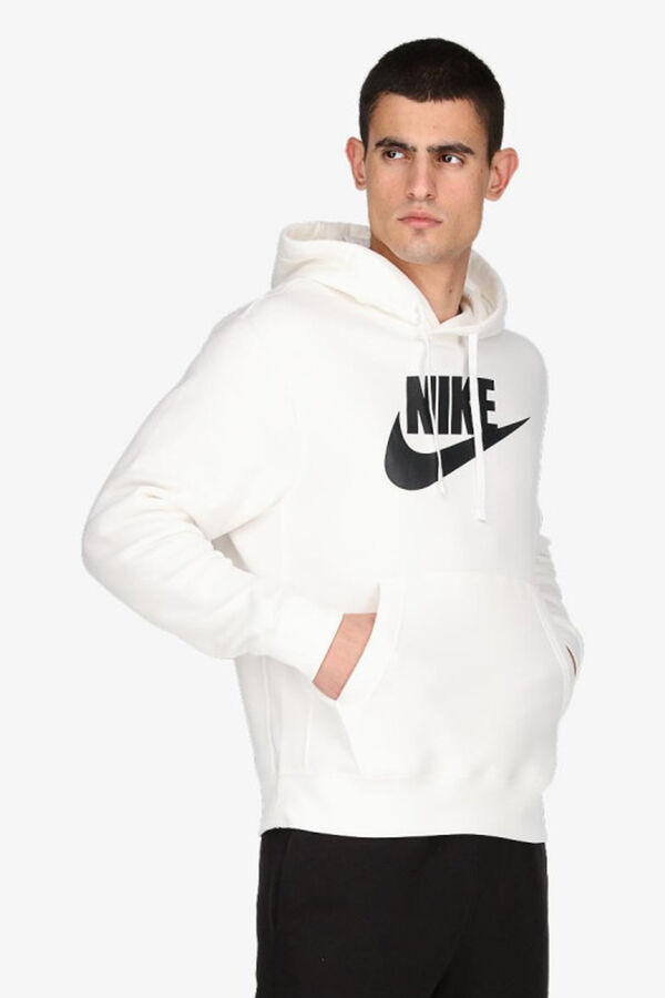 Springfield Sudadera blanca con capucha Nike blanco
