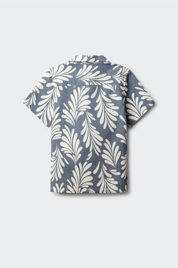 Springfield Kids Kids palm tree shirt blue