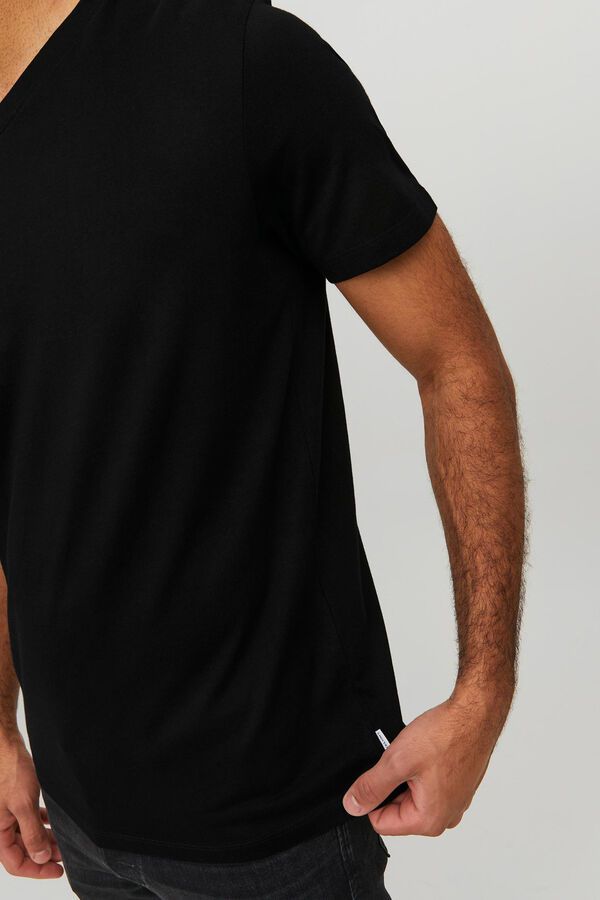 Jack & Jones Camiseta fit estándar negro