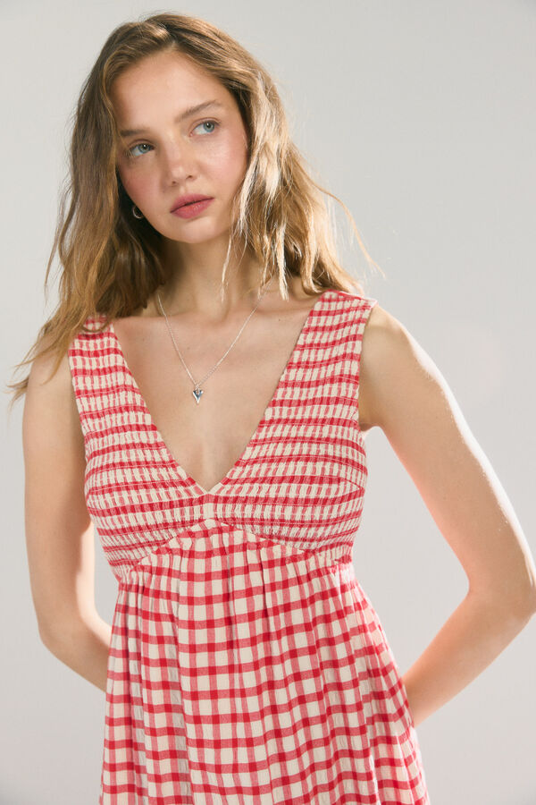 High Spirits Vestido Clover vermelho