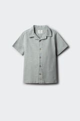 Springfield Kids Camisa de manga curta leve para menino azul