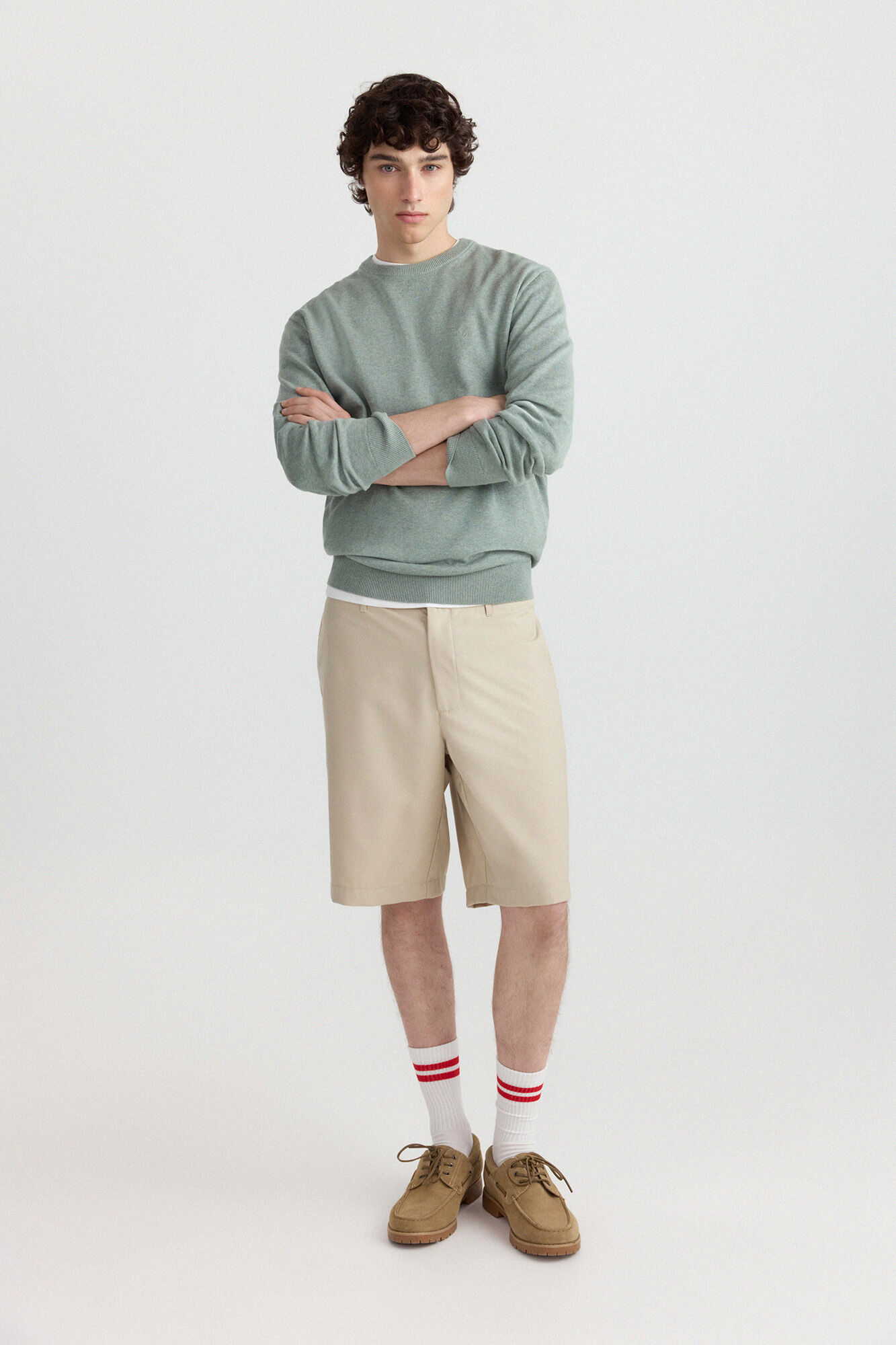 Springfield Camisola b&aacute;sica gola redonda