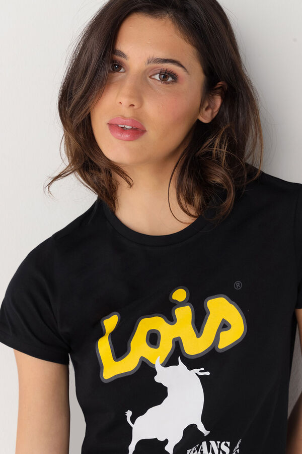 Lois  Camiseta Manga Corta negro
