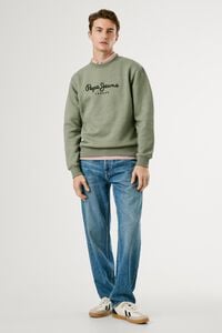 Pepe Jeans Sweatshirt Gola Redonda Com Logo