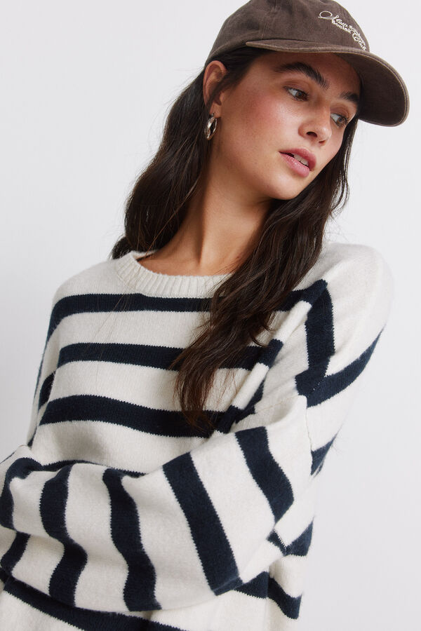 Springfield Camisola ombro desca&iacute;do bege