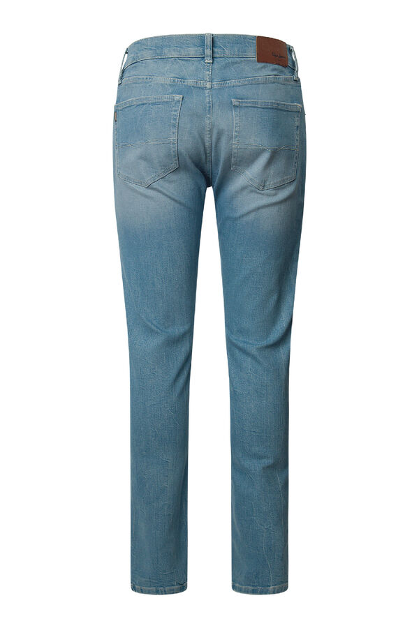 Pepe Jeans Calça jeans slim hachê azul