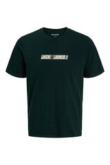 Jack & Jones PLUS T-shirt de manga curta com logo azul