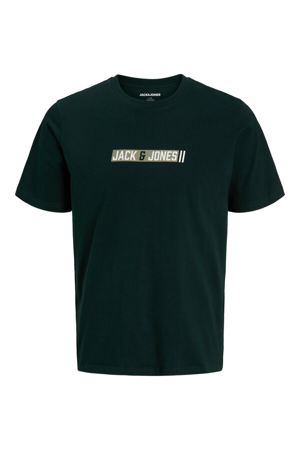 Jack & Jones PLUS T-shirt de manga curta com logo azul