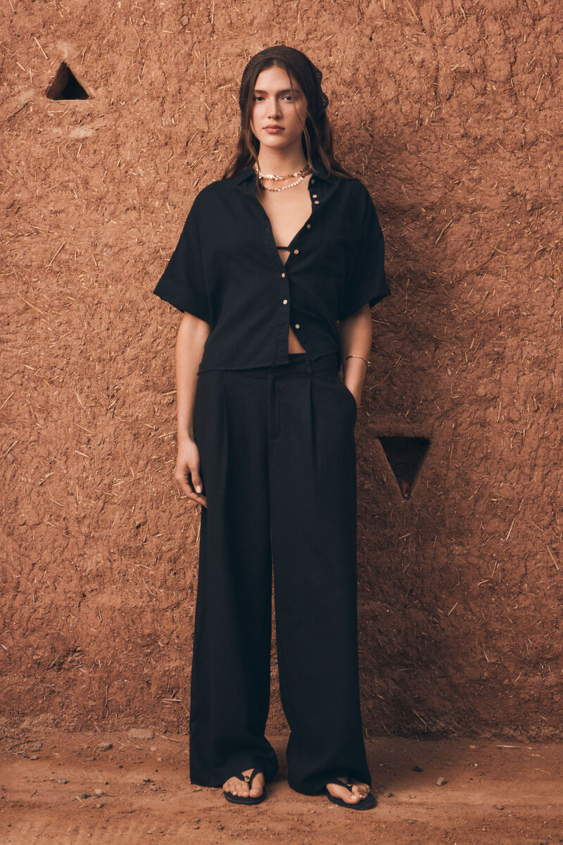 Springfield Pantalones de lino tailoring