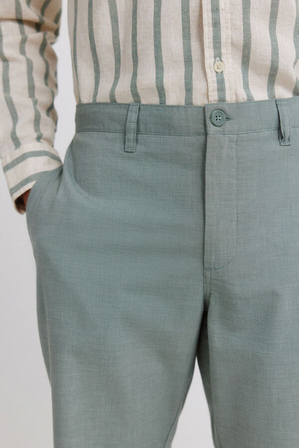 Springfield Bermudas estruturadas verde