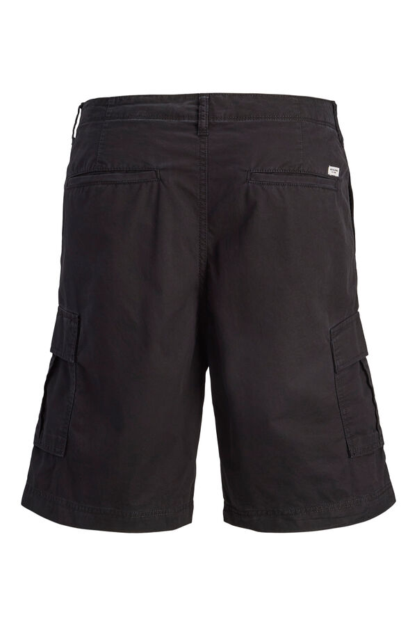 Jack & Jones Bermuda cargo relaxed preto