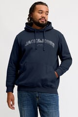 Jack & Jones PLUS Sweatshirt com capuz azul