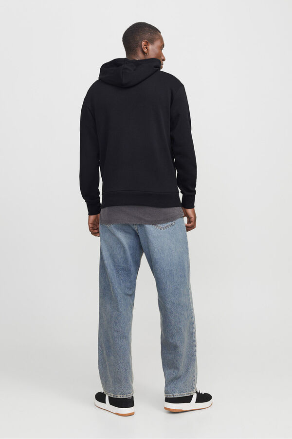 Jack & Jones Front logo sweatshirt black