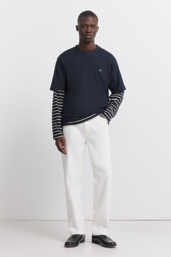 Springfield Springfield logo basic T-shirt azul