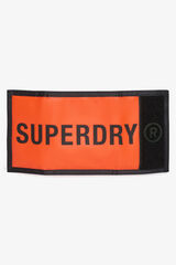 Superdry carteira de lona vermelho