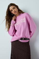 High Spirits Poetry T-Shirt rosa
