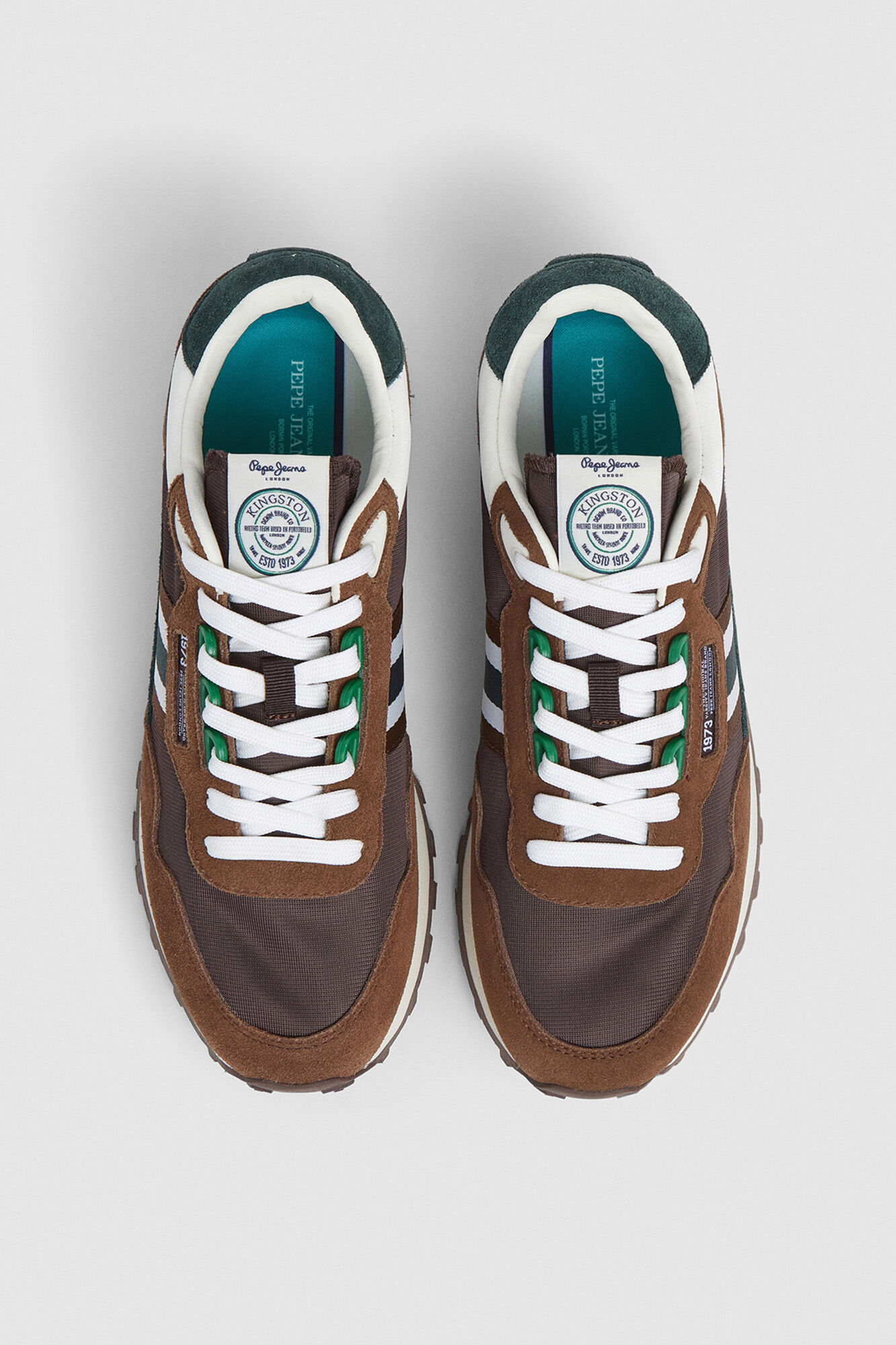 Pepe Jeans T&ecirc;nis de corrida com detalhes em Camur&ccedil;a