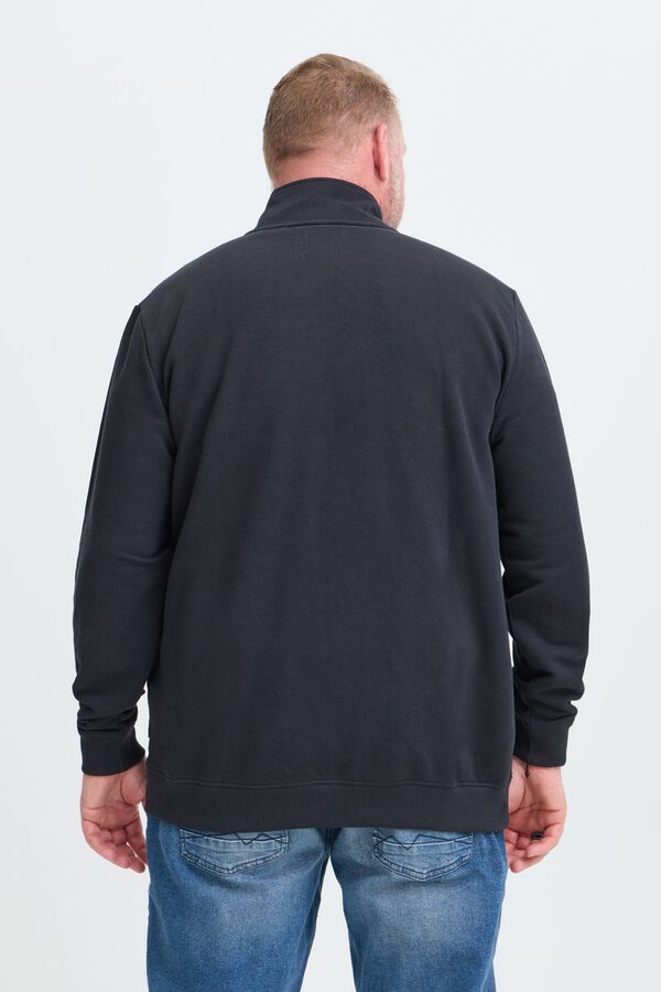 Blend PLUS Sweatshirt piqu&eacute; Plus preto