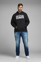 Jack & Jones PLUS Moletom Plus Sweatshirt regular fit preto