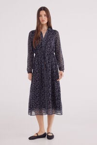 Springfield Vestido midi com estampado floral