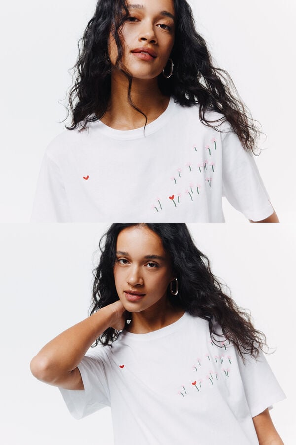 Springfield T-shirt para o dia a dia branco